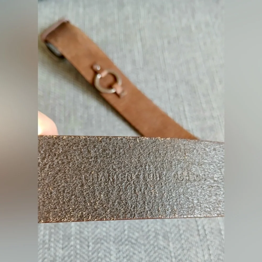 Charter Club Genuine Leather Belt Women’s Size M